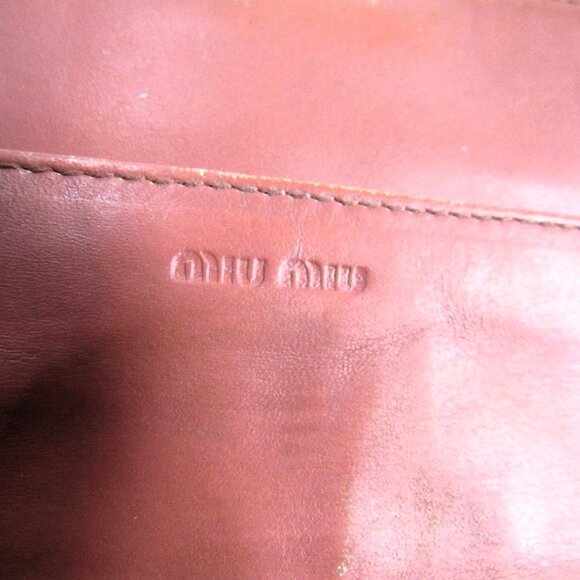 MIU MIU by PRADA  LONG CROC EMBOSSED WALLET, USED BUT WELL CARED FOR - Picture 11 of 14